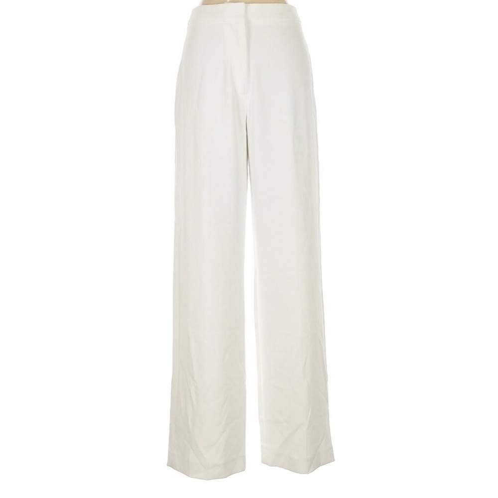 Elegant White Wide-Leg Pants